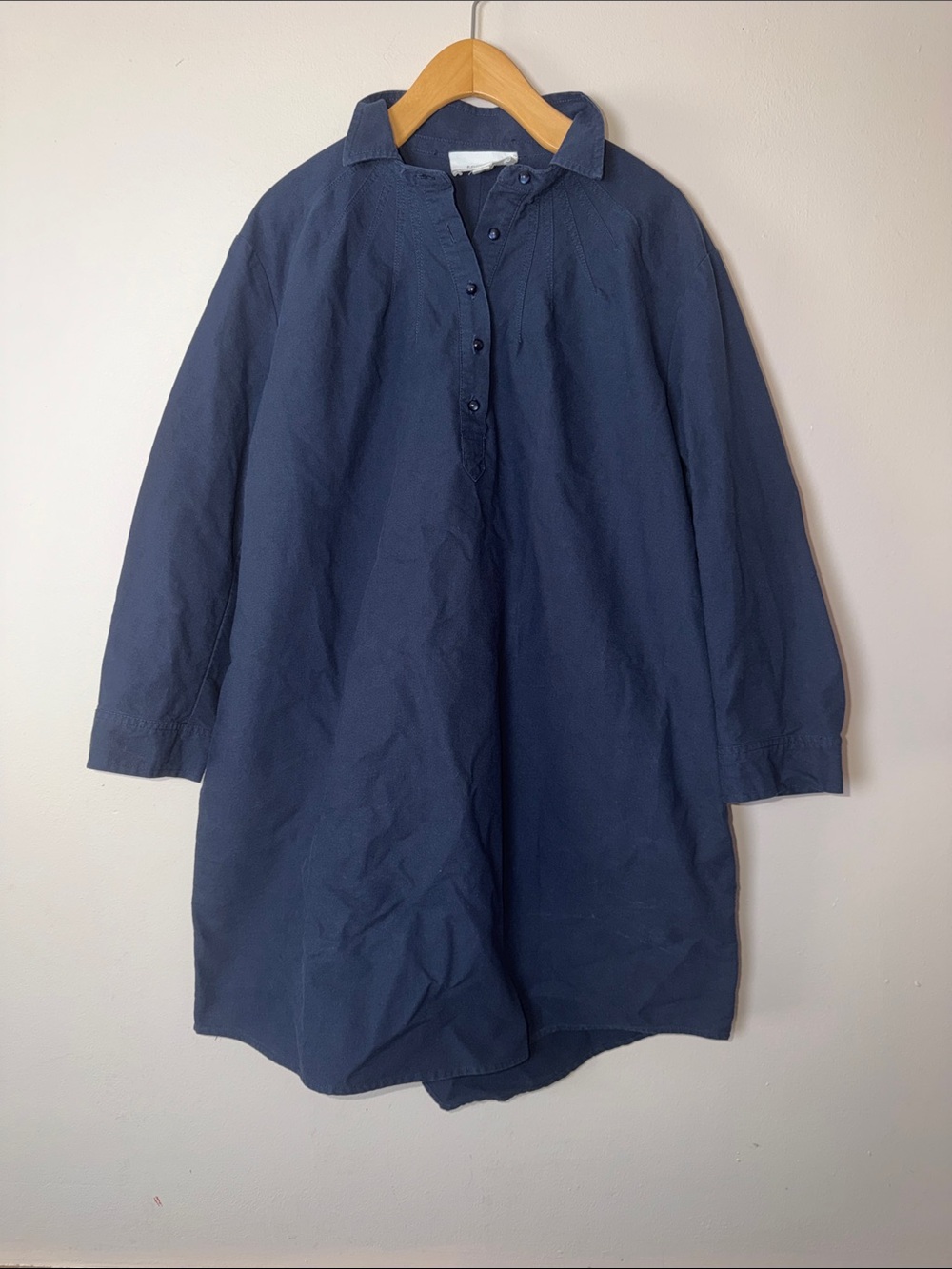 Pomander Place Polly Mini Dress in French Navy Blue Size M - Picture 2 of 5